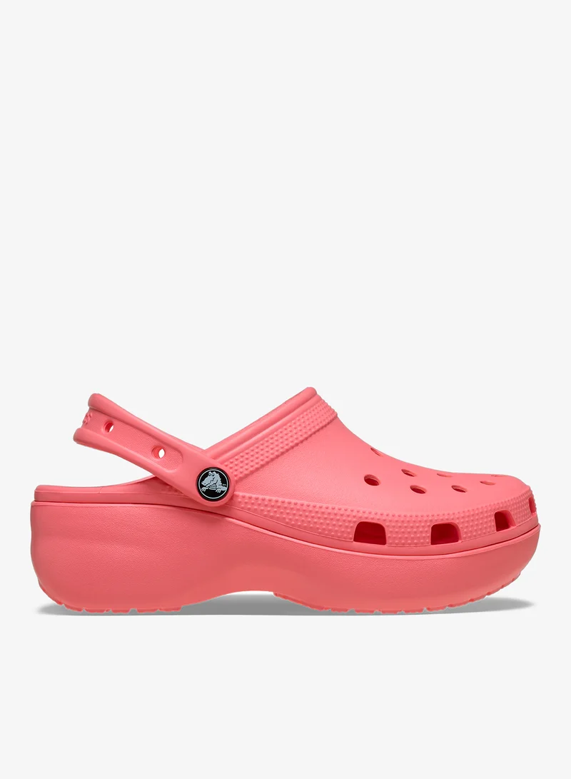 كروكس صنادل كلاسيكية بكعب منصة